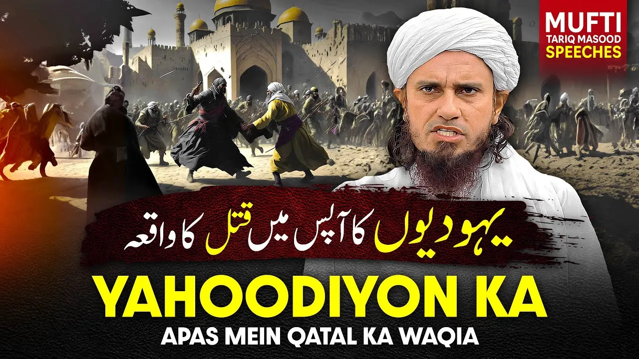 Yahoodiyon Ka Apas Mein Qatal Ka Waqia | Mufti Tariq Masood Speeches